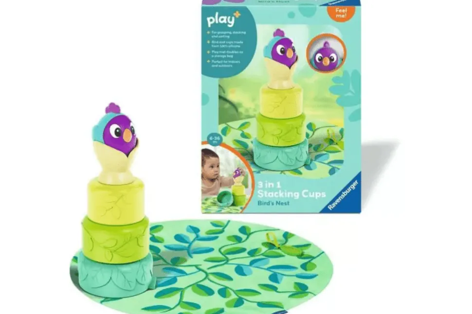 3-in-1 Stacking Cups: Bird's Nest