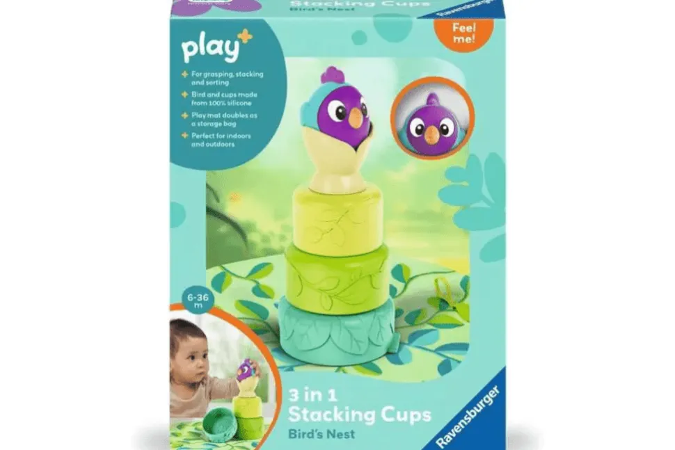 3-in-1 Stacking Cups: Bird's Nest