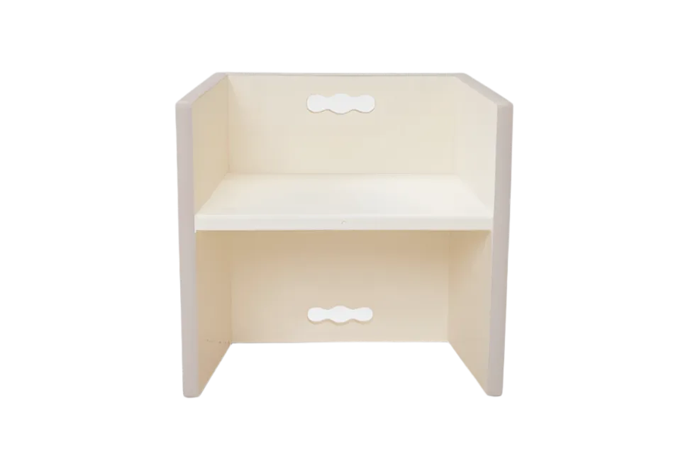 Ivory Cube Chair