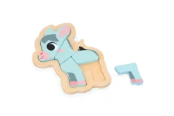Janod Set of 4 Progressive Puzzles - Farm