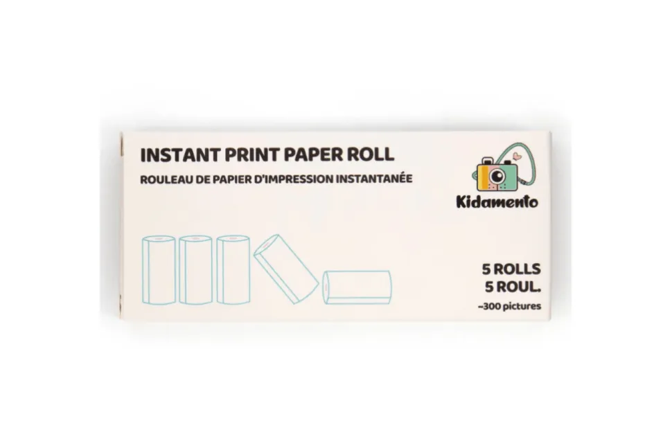 Kiimento Instant Print Paper Refill (5 Rolls) - Model P