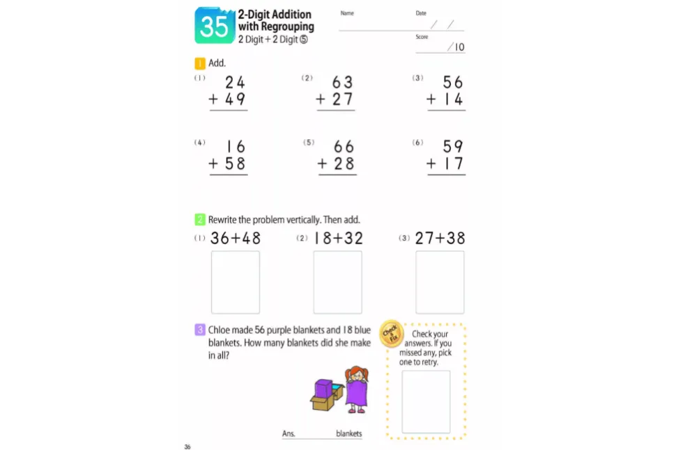 Kumon: MathBites: Grade 2 Addition & Subtraction