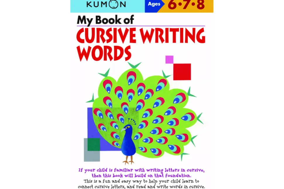 Kumon: My Book of Cursive: Writing Words (Ages 6 - 8)