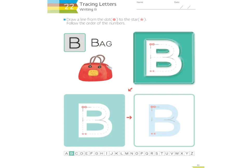 Kumon: My First Book of Uppercase Letters (Ages 3 - 5)