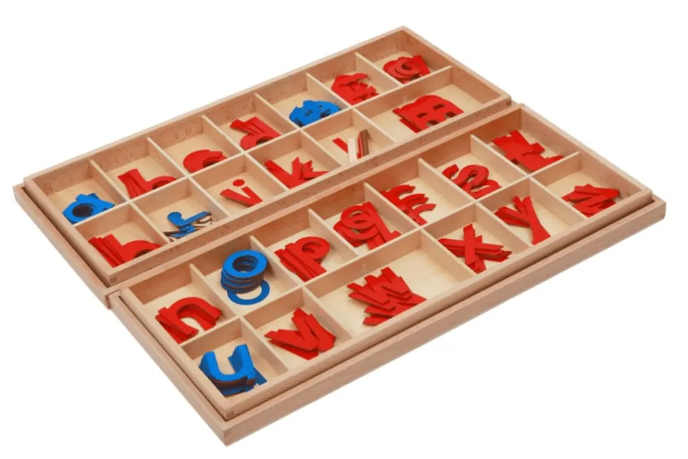 Large Wood Movable Alphabet (Print or Cursive)