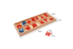 Large Wood Movable Alphabet (Print or Cursive)