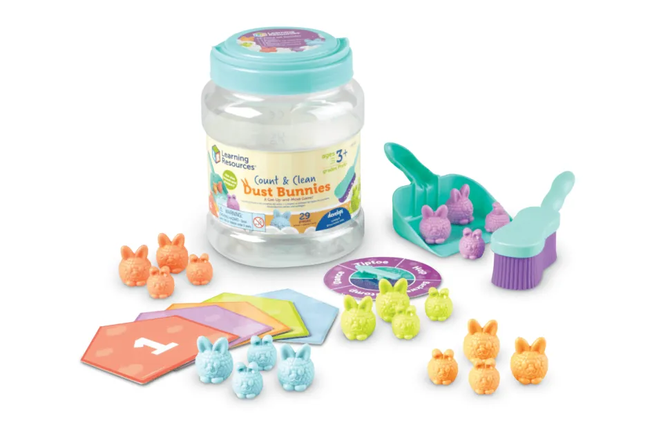 Learning Resources Count & Clean Dust Bunnies