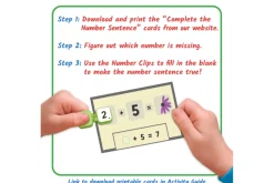 Learn My Numbers Fine Motor Clips