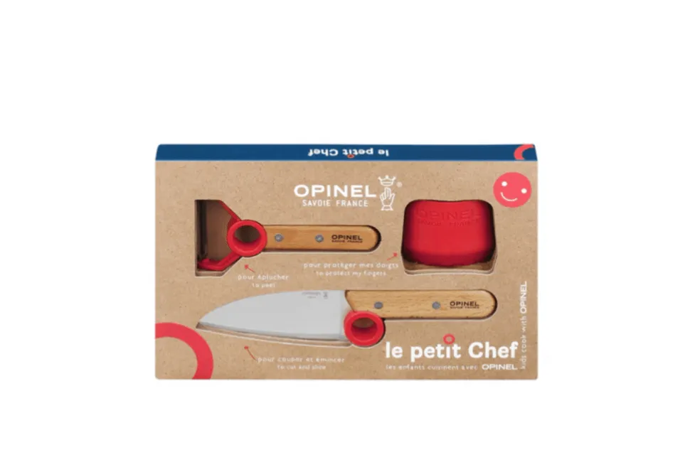 Le Petit Chef Knife, Peeler, and Finger Guard Box Set