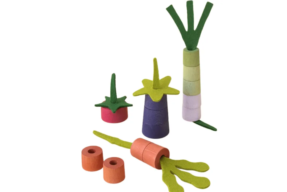 Let Them Grow Veggies Threading Activity