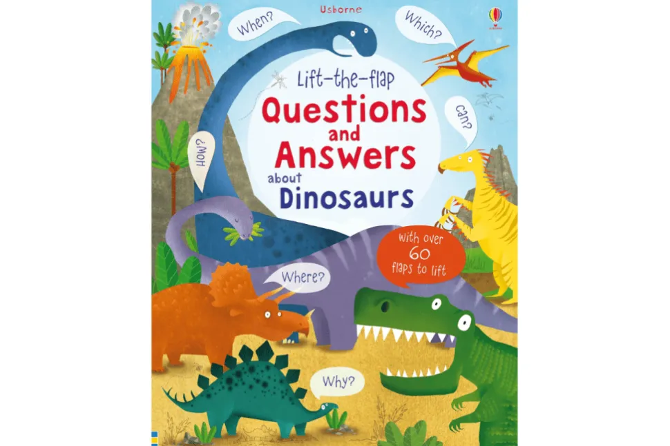 Lift-the-flap Questions and Answers about Dinosaurs by Katie Daynes