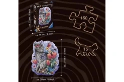 Lovely Cat 150 Piece Wooden Puzzle