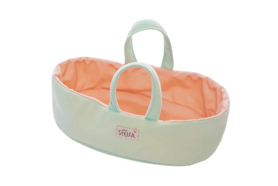 Love, Stella My First Doll Peach & Bassinet