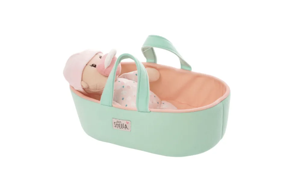 Love, Stella My First Doll Peach & Bassinet