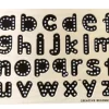Lowercase Alphabet Tracing Puzzle
