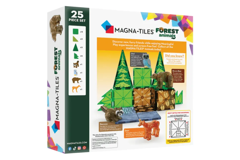 Magna-Tiles® Forest Animals 25-Piece Set