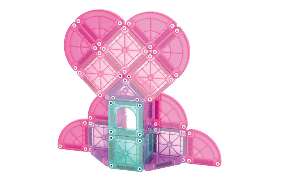 MAGNA-TILES® microMAGS Heart to Heart 26 Piece Travel Set