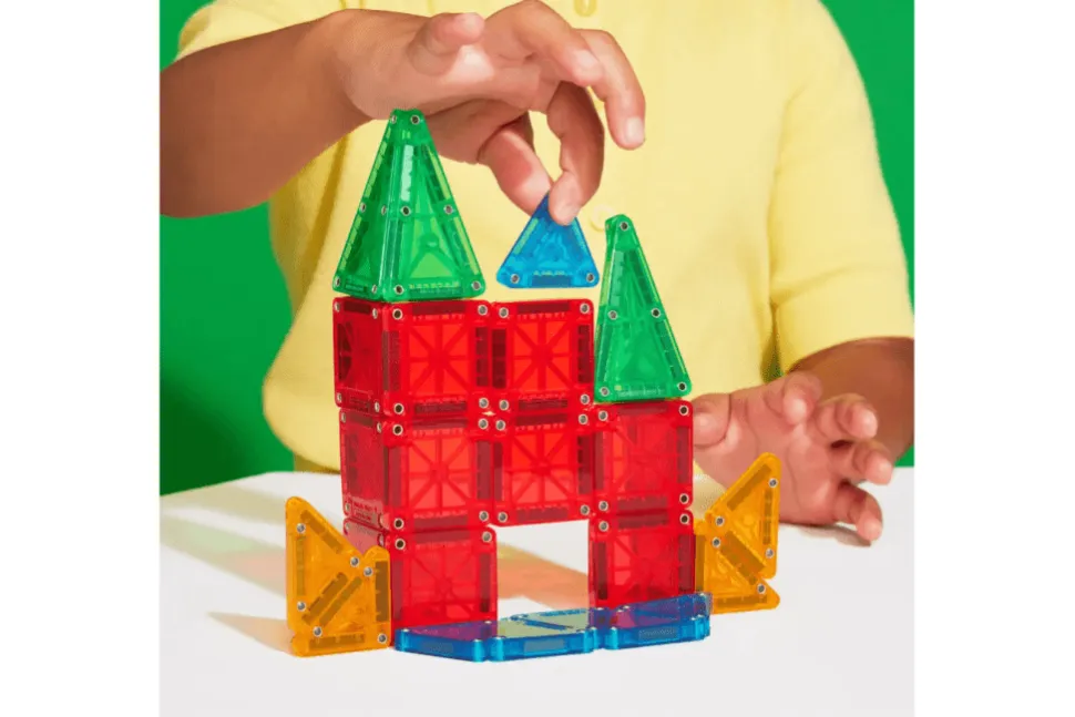 MAGNA-TILES® microMAGS 26 Piece Travel Set (Bold Colours)