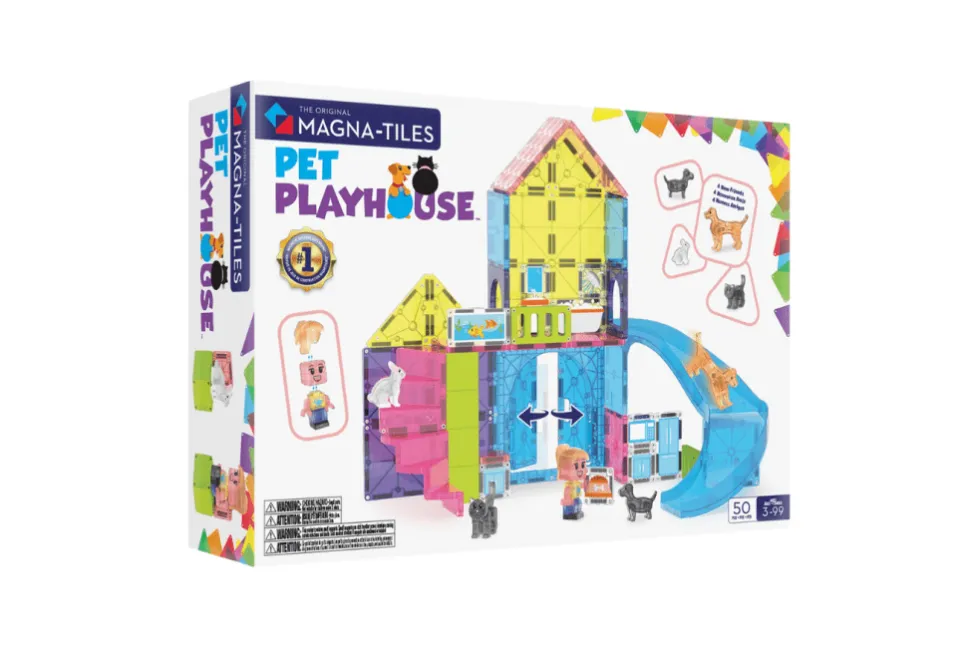 Magna-Tiles® Pet Playhouse 50-Piece Set