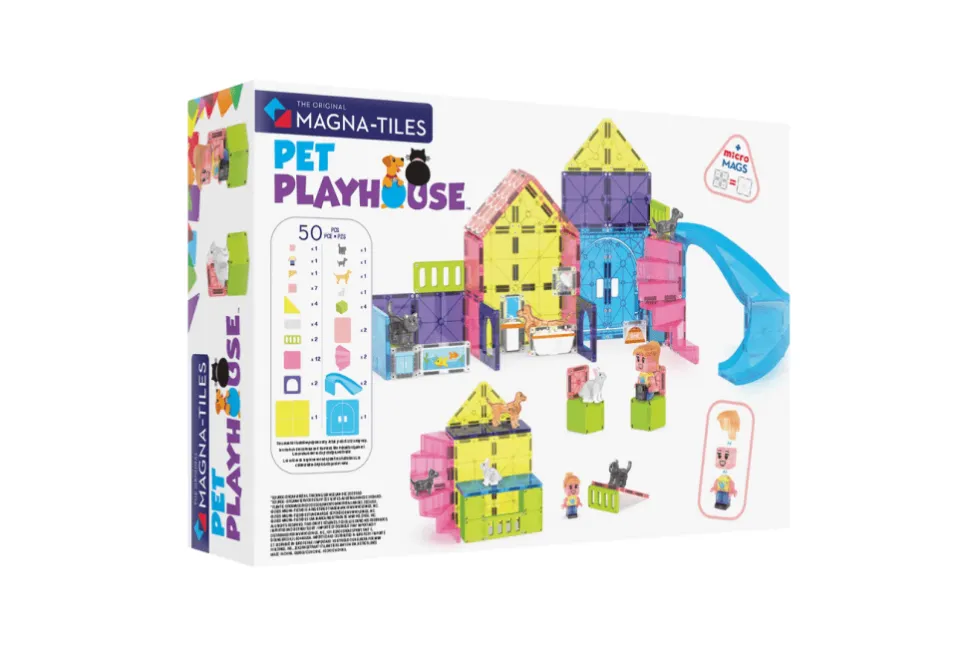 Magna-Tiles® Pet Playhouse 50-Piece Set