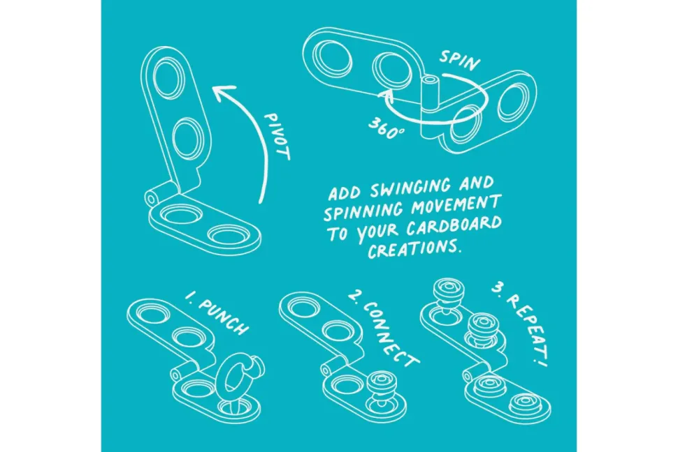 Makedo Spin-Hinge (6 pcs)