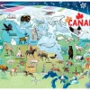 Map of Canada Floor Puzzle by Cobble Hill