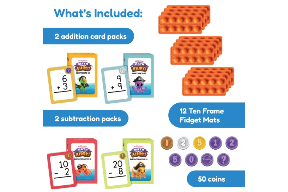 Math Ahoy Math Game - Ages 5 - 8