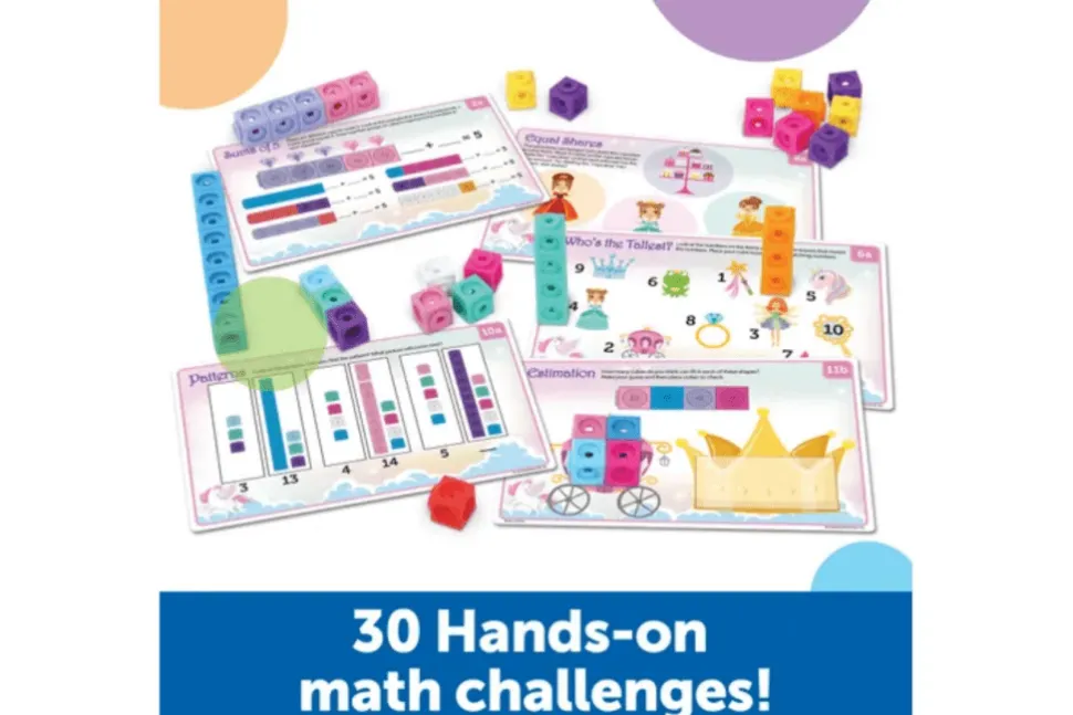 MathLink Cubes Kindergarten Math Activity Set: Fantasticals!