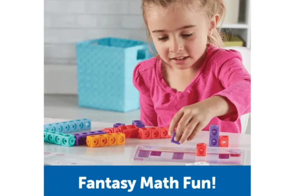 MathLink Cubes Kindergarten Math Activity Set: Fantasticals!