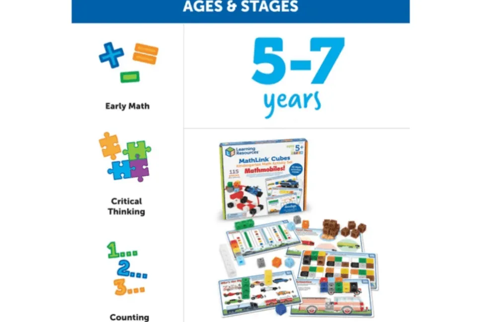 Mathlink Kindergarten Math Activity Set: Mathmobiles!