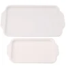 Melamine Tray with Flat Handles (Small or Large)