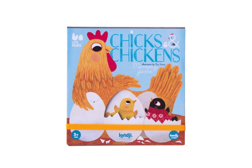 Memory Game - Chicks and Chickens (Ages 3+)