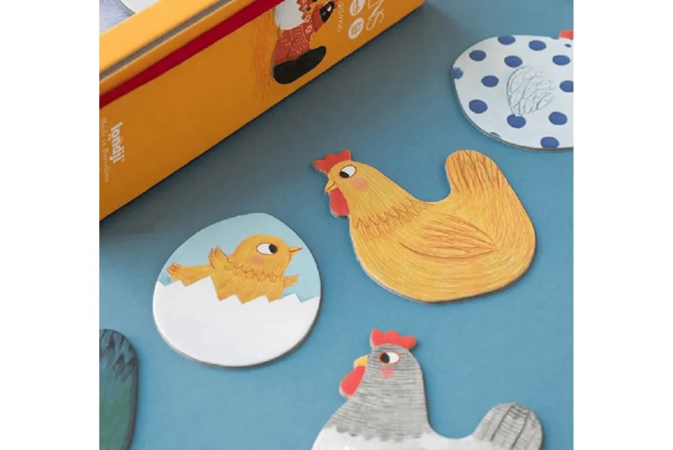 Memory Game - Chicks and Chickens (Ages 3+)
