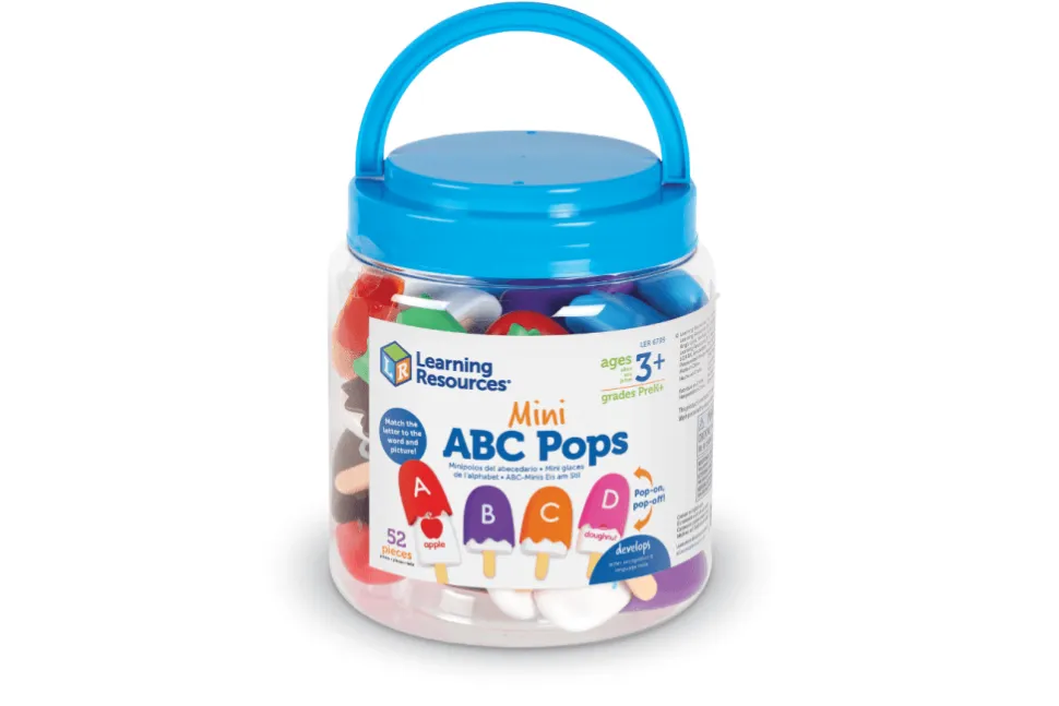Mini ABC Pops: Match The Letter to the Word