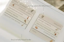 Mini Book Set - Our Very Little Library: A Foundational Language Vocabulary Board Book Set for Babies