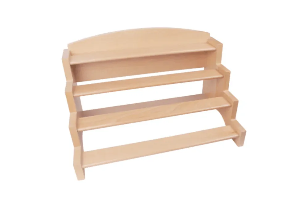Montessori Cylinder Blocks (Set of 4) & Stand