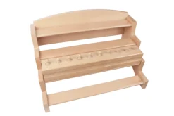 Montessori Cylinder Blocks (Set of 4) & Stand