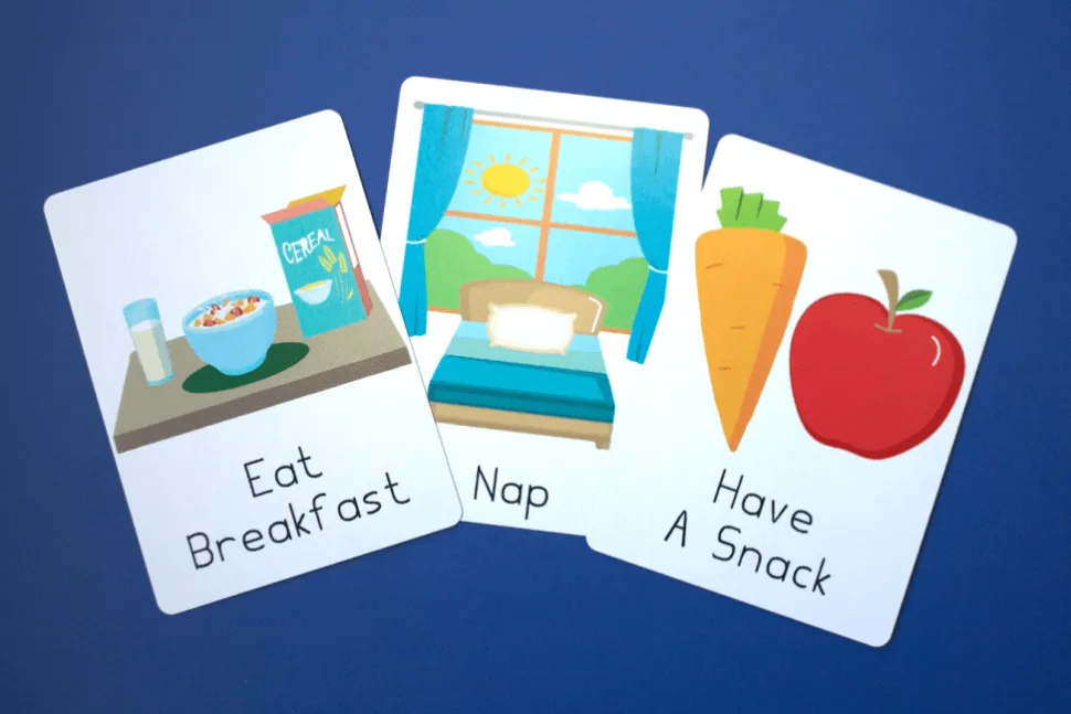 Montessori Daily Routine Cards