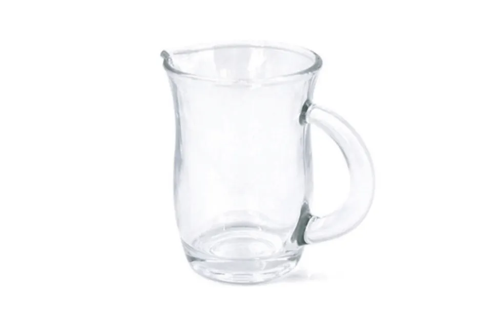 Montessori Dry Pouring Activity - includes 2 Glass Pitchers & Wooden Tray