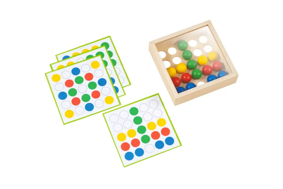 Mosaic Tray with Coloured Balls