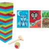 Multi-Game Wooden Blocks Set