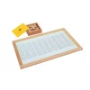 Multiplication Working Charts and Wooden Stand