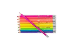 12 Neon Colouring Pencils