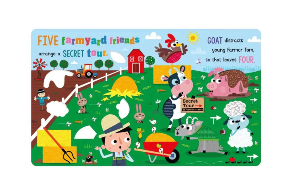 Never Touch The Farmyard Friends Board Book
