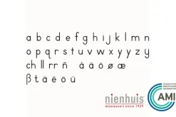 Nienhuis - Small Movable Alphabet: International Print (Red or Black)