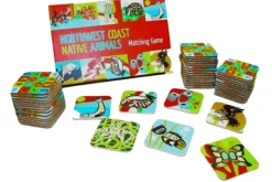 Northwest Coast Native Animals Matching Game