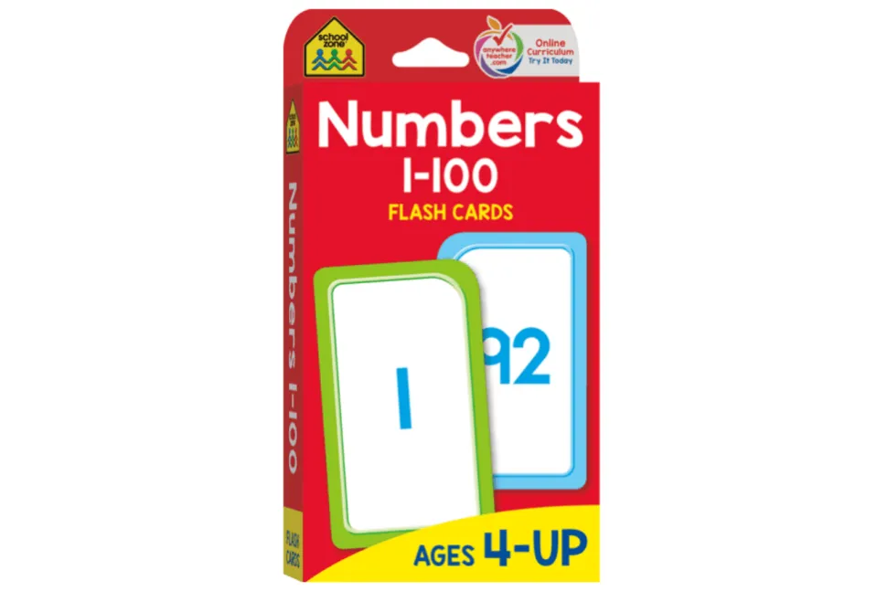 Number Flashcards 1-100