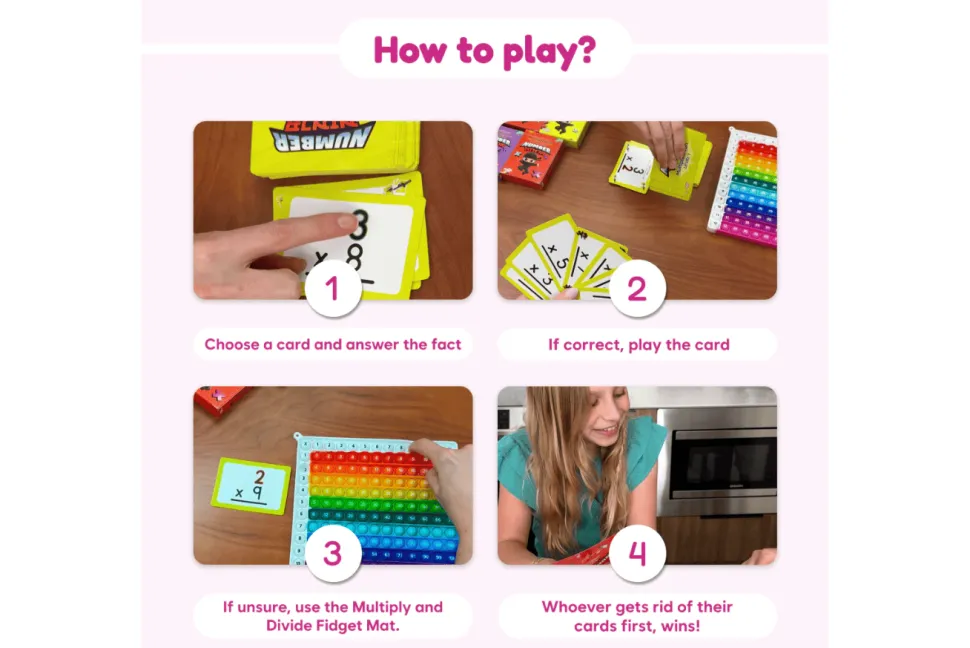 Number Ninja Math Game - Ages 7 - 10