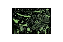 Ocean Predators 100 Piece Glow in the Dark Puzzle