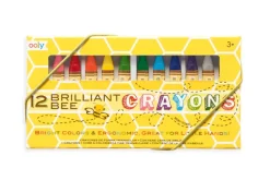 Ooly Brilliant Bee Crayons (Set of 12)